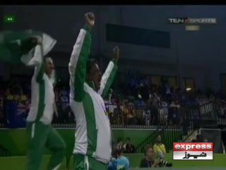 پاکستان نے کامن ویلتھ گیمز کا پہلا گولڈ میڈل جیت لیا