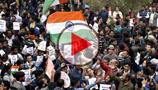 طلبہ کا احتجاج بھارت بھر میں پھیل گیا؛ کولکتہ یونیورسٹی میں بھی آزادی کشمیر کے نعرے