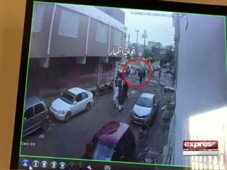 خواجہ اظہارالحسن پر قاتلانہ حملے کی سی سی ٹی وی فوٹیج