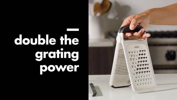 Preview image of OXO Good Grips Etched Two-Fold Grater video