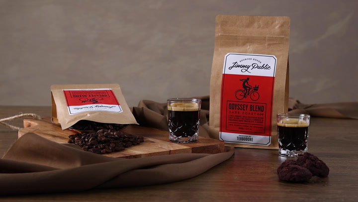Preview image of Jimmy Public Odyssey Blend Dark Roast Coffee Beans video