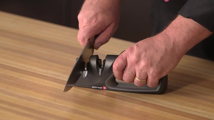 Wusthof 2 Stage Knife Sharpener – Simple Tidings & Kitchen