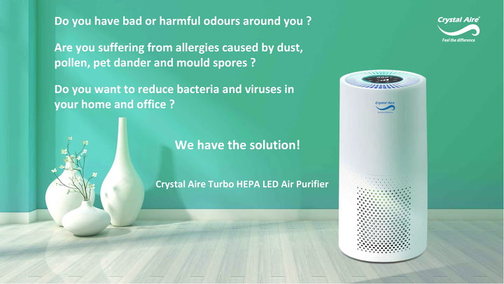 Preview image of Turbo HEPA air purifier. video