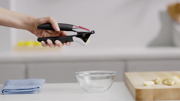 Preview image of OXO Garlic Press video