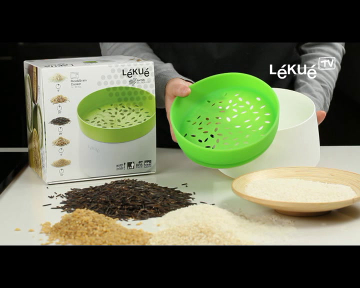 Preview image of Lekue Microwave Quick Quinoa & Rice Cooker video