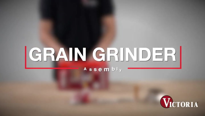 Preview image of Victoria Cast Iron Manual Grain Grinder - Assembly video