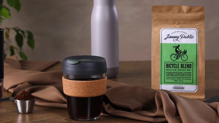 Preview image of Jimmy Public Bicycle Blend Medium Roast Coffee Bea video