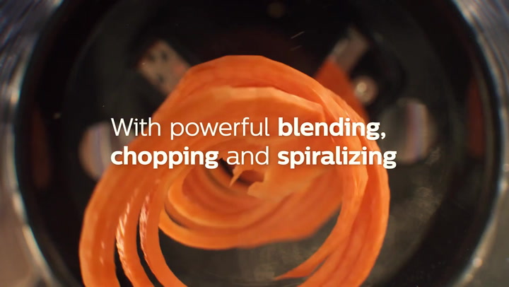 Preview image of Philips ProMix Spiralising Hand Blender, 800W - cu video