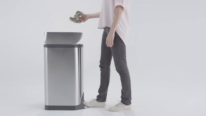 Preview image of Simplehuman butterfly pedal bin. video