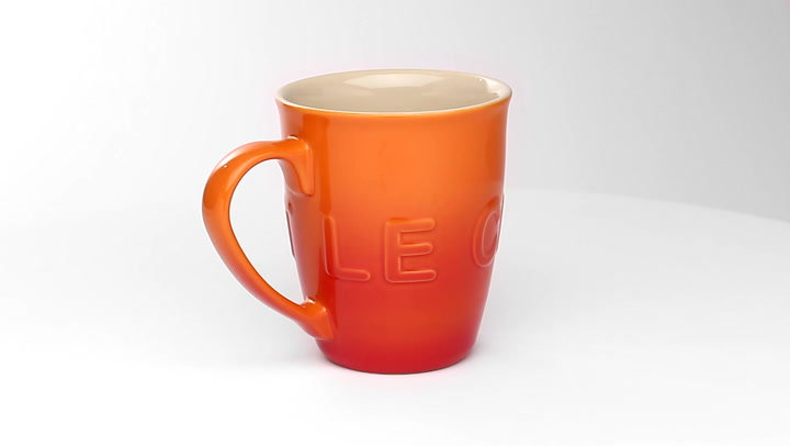 Preview image of Le Creuset Stoneware Extra Large Logo Mug, 580ml video