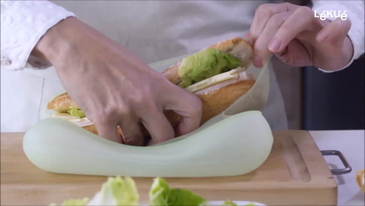 Preview image of Lékué Reusable Sandwich & Baguette Case video