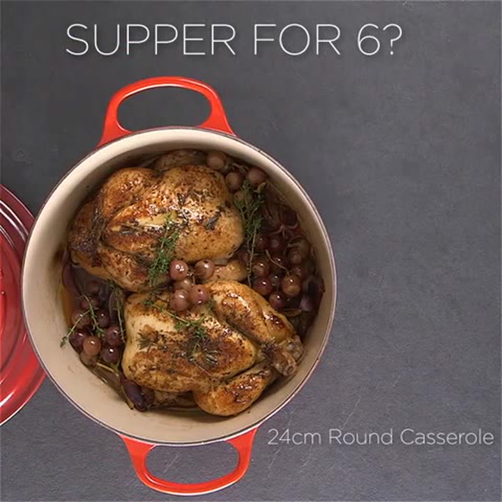Preview image of Le Creuset Casserole Sizes.mp4 video